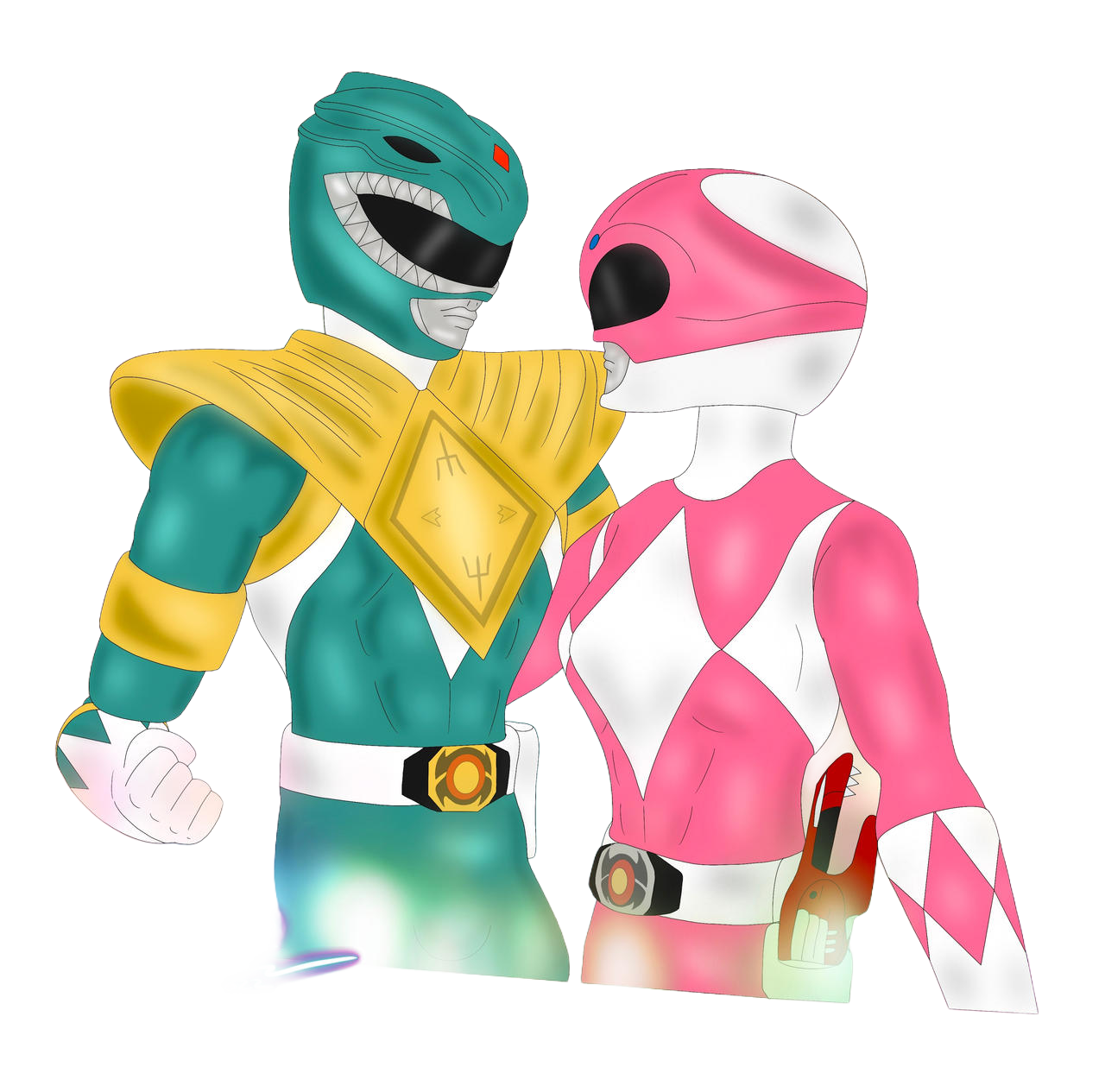 Kim y Tommy Power Rangers